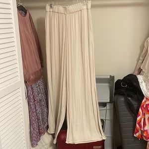 Silky Flowy wide leg pants